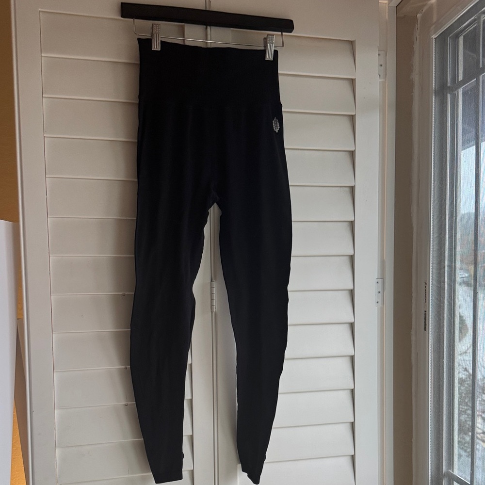 Free People Movement Black High-Waisted Leggings